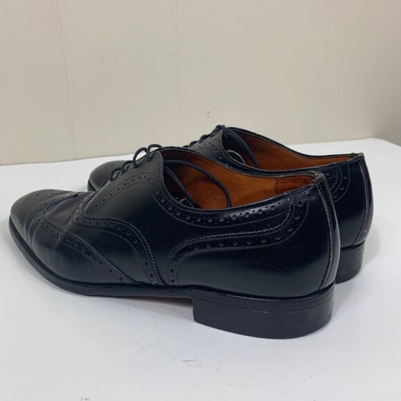 Moss Bros Covent Garden Men’s Oxford Black Brogue Old Money Loafers Size 10 - Picture 4 of 10